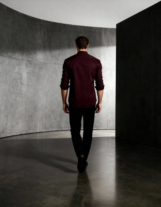 Ethereal Flow – Handcrafted Embroidered Shirt