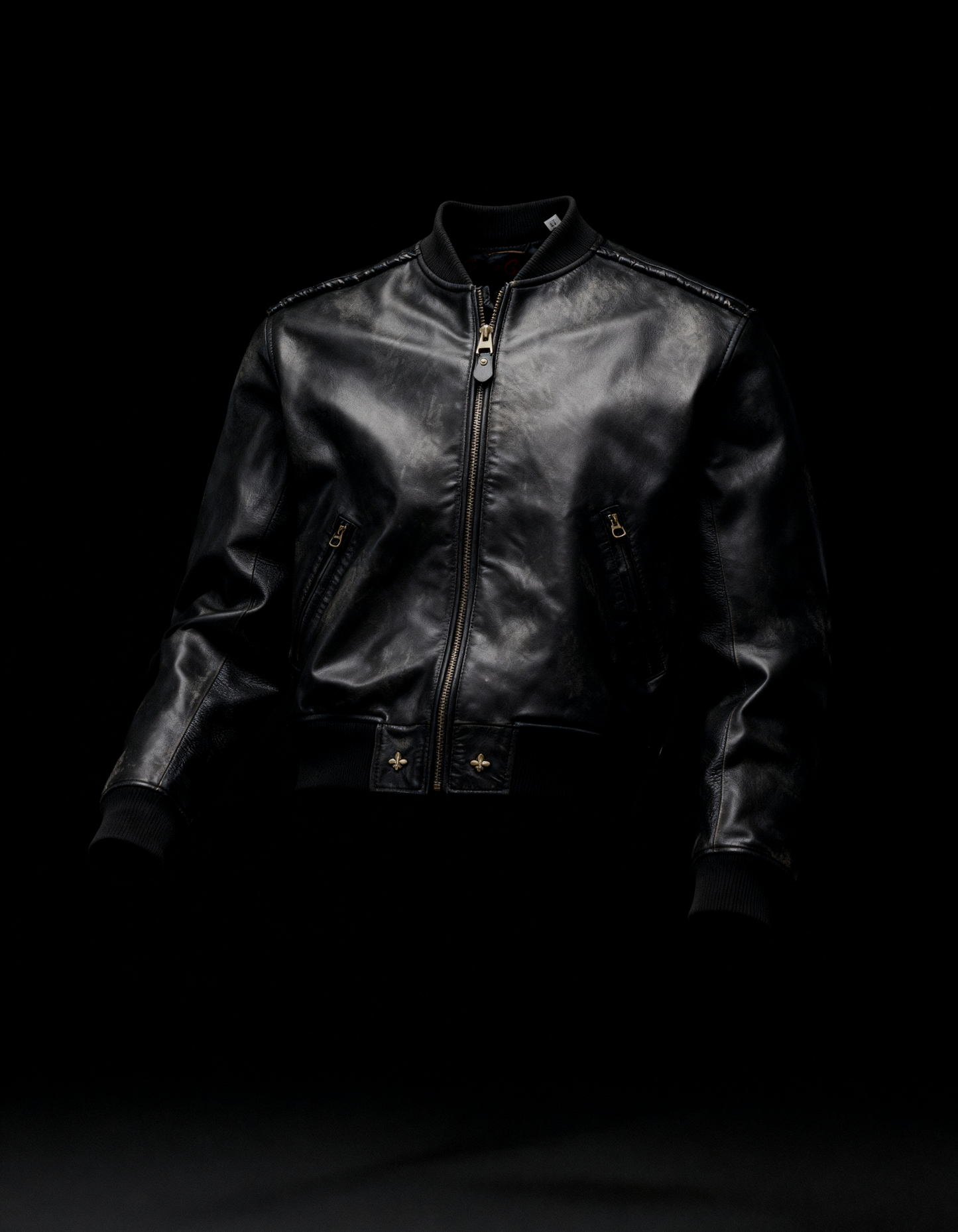 Throneborne –Handcrafted Embroidered Leather Bomber Jacket