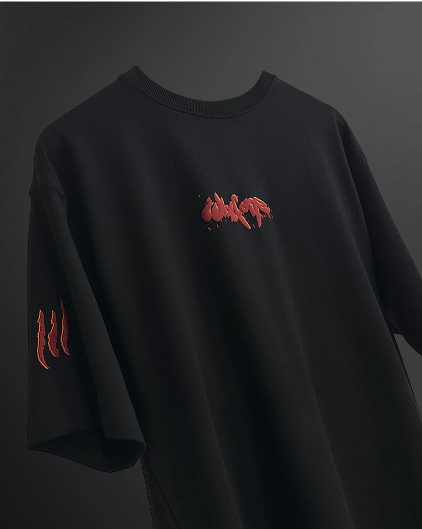 WEYRA x WOLFONE –Wolf Print Oversized Tshirt