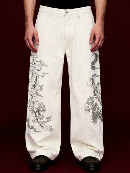 Yakuza V1 Trousers (White) Pre-Order · Dispatch within 8 days from order date