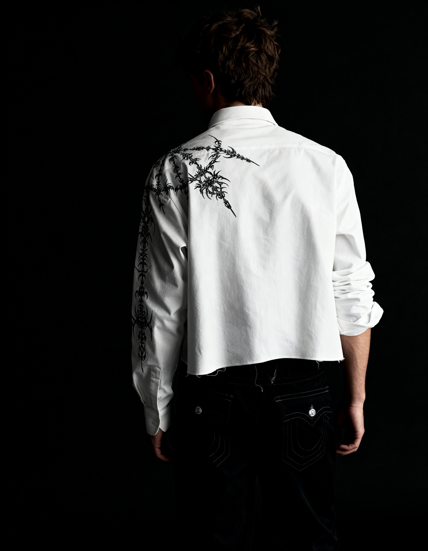 Crusher Embroidered Shirt - White