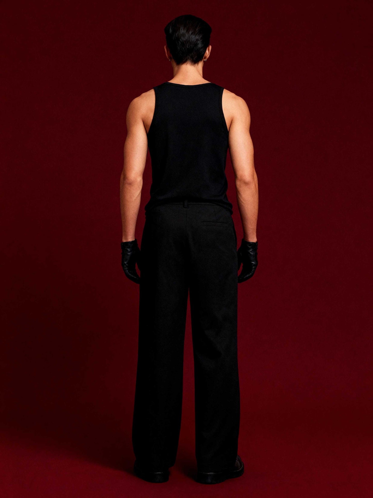Midnight Drakon Embroidered Trousers