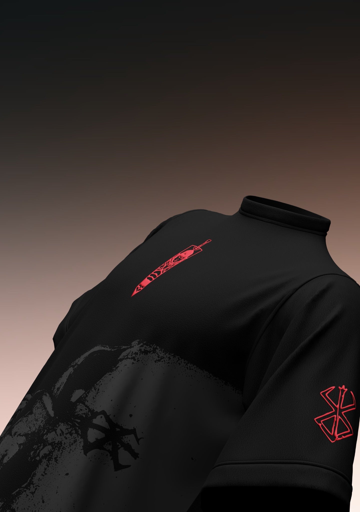 GUTS BERSERK OVERSIZED TSHIRT