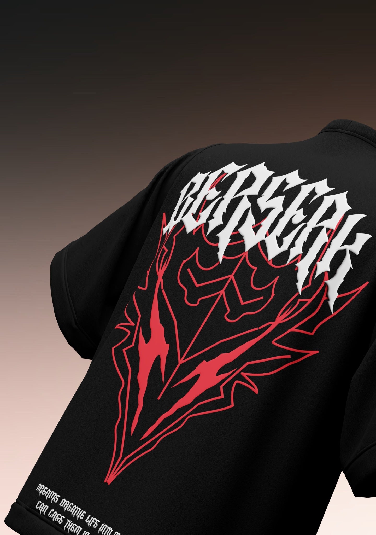 GUTS BERSERK OVERSIZED TSHIRT
