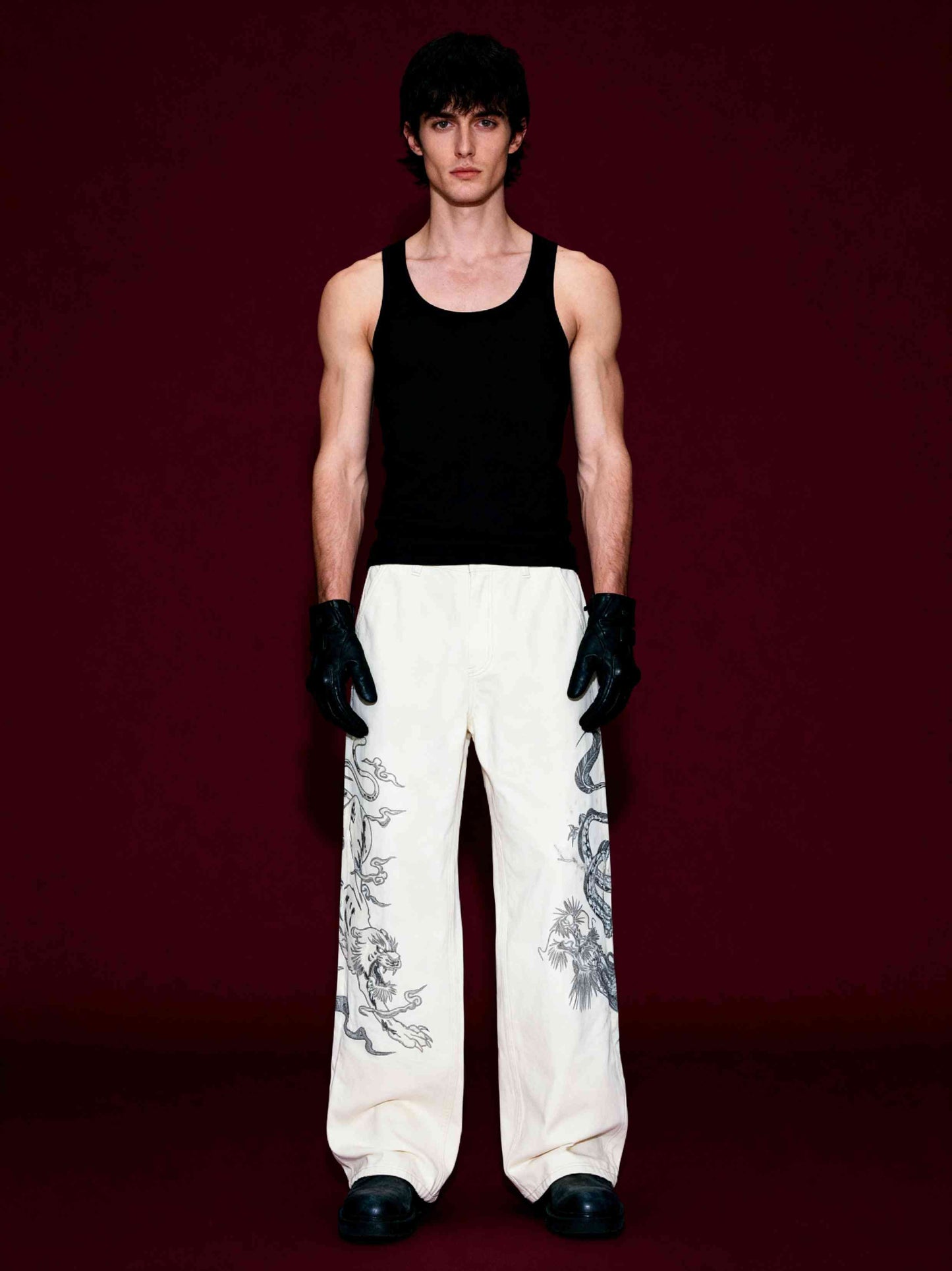 Yakuza V1 Trousers (White) Pre-Order · Dispatch within 8 days from order date