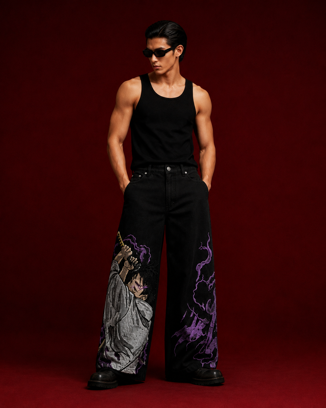 Yuta Embroidered Trousers