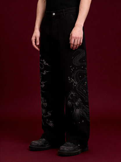Yakuza V1 Trousers (black)